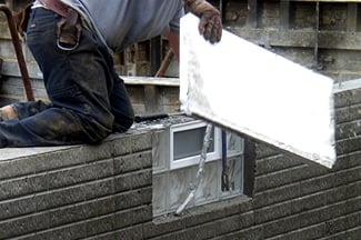 installing-glass-block-in-basement