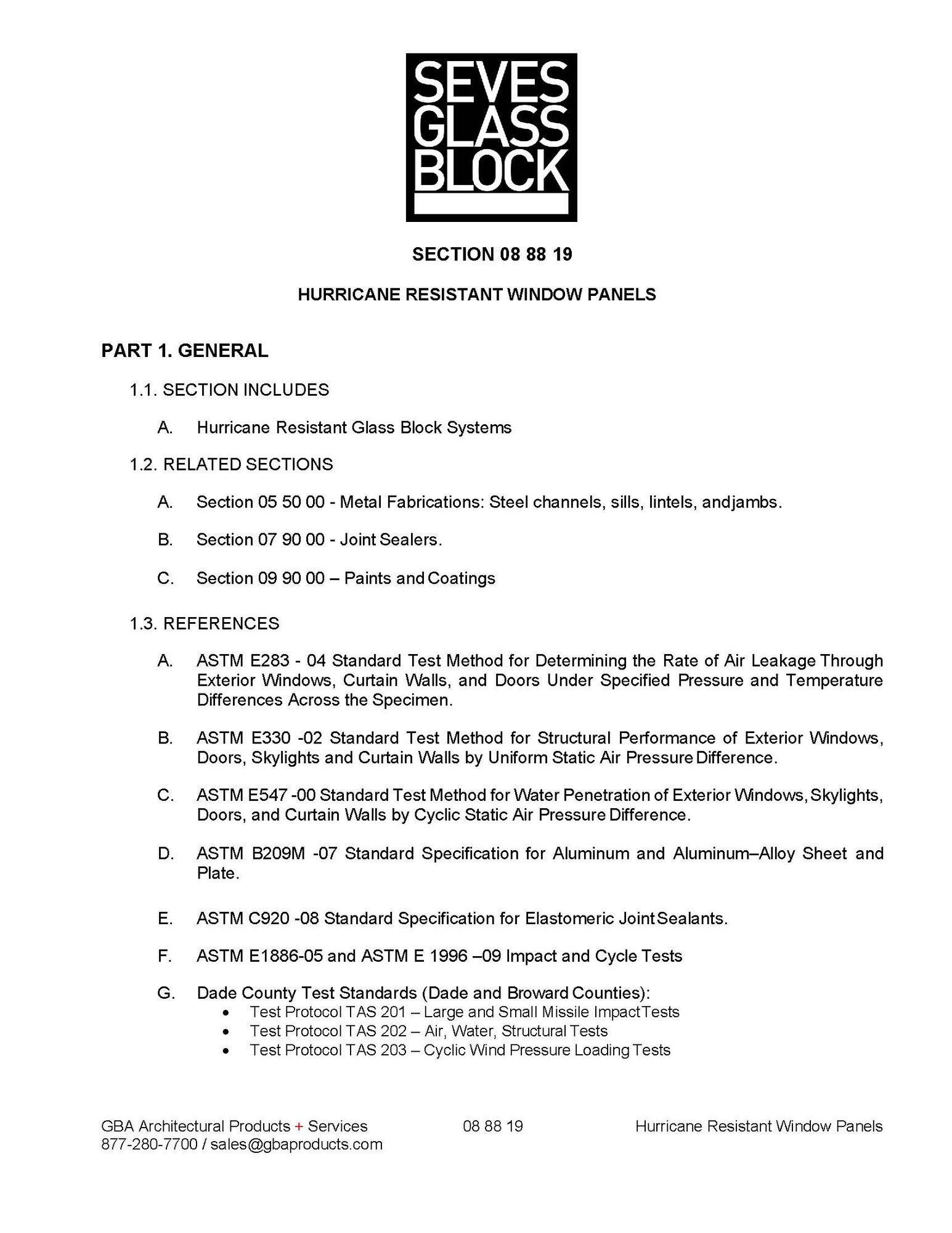 Hurricane Windows Spec_Page_1